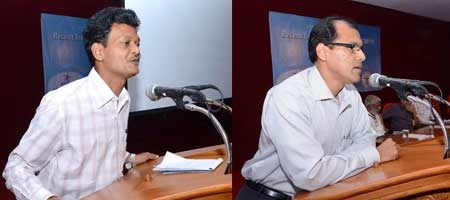Dr. U. Chandrasekhar and Shri. S. Rakesh