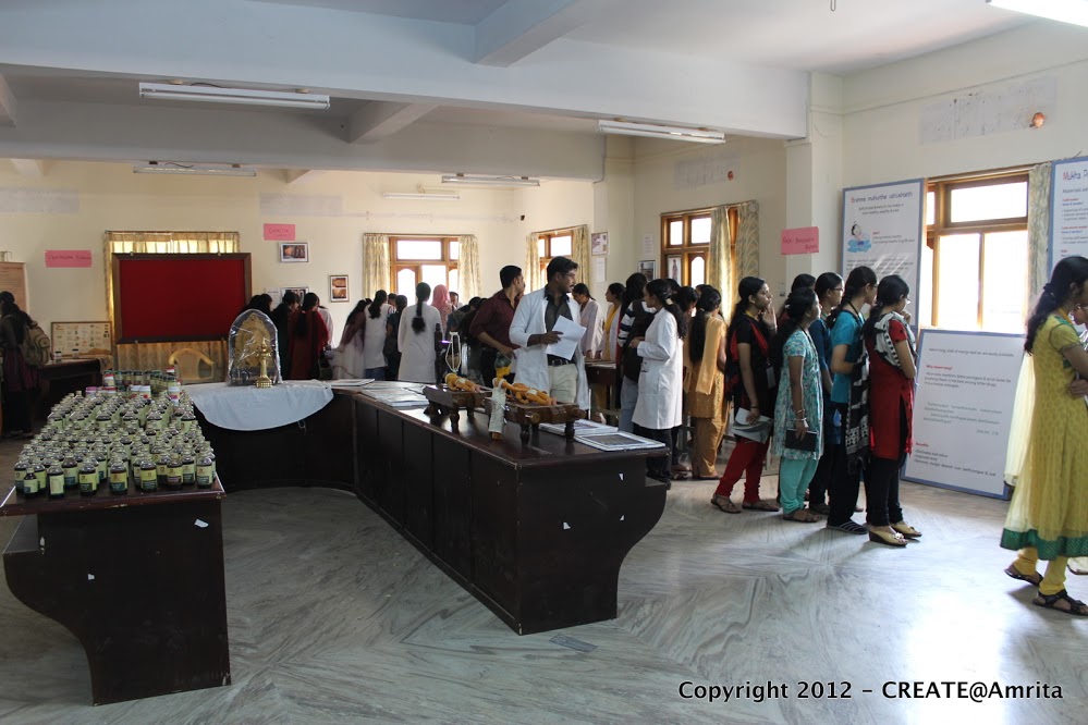12a-Students at the Ayurveda Expo hosted by Amrita Ayurveda Hospital