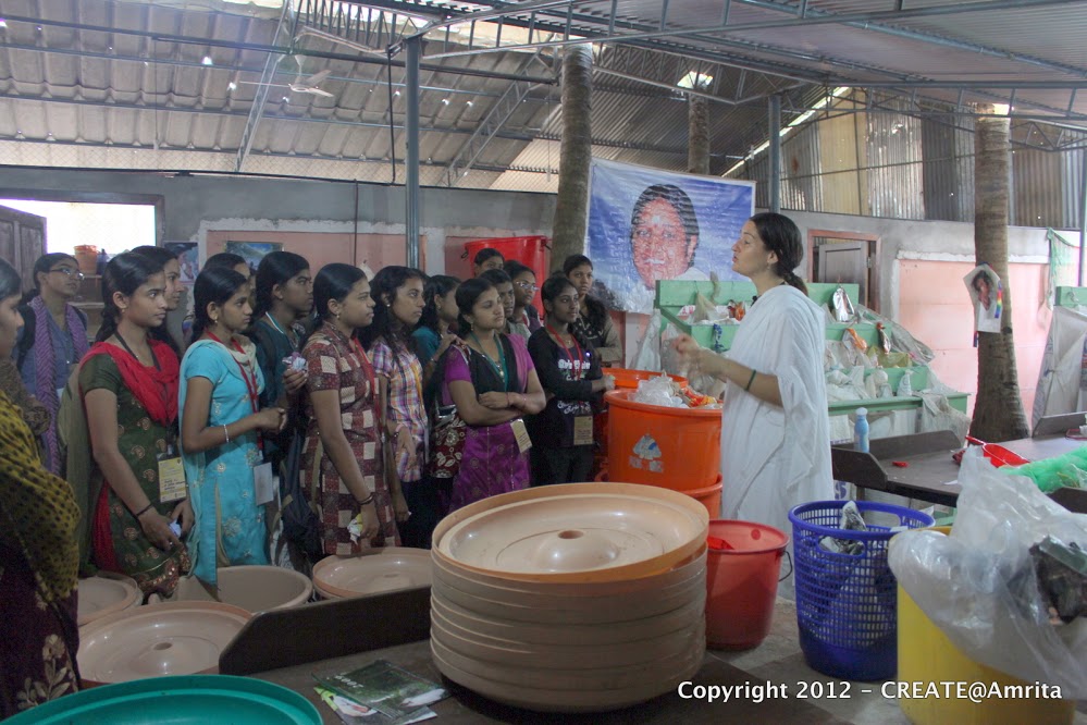 20-Student at the recycling workshop