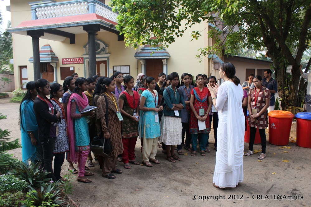 16-Students given a class before the composting workshop