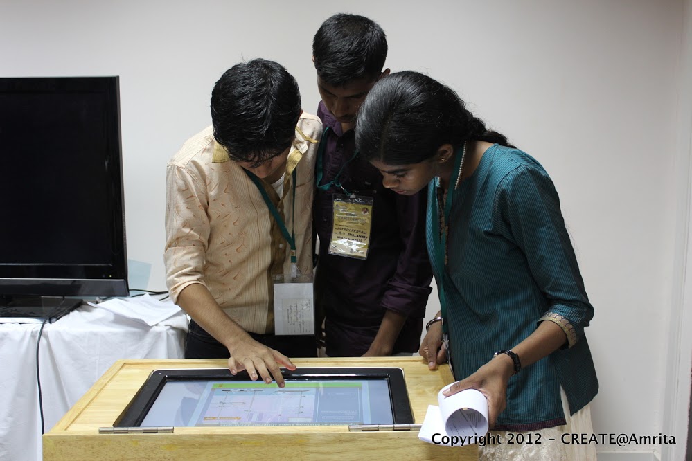 42-Students at the OLabs Workshop - Collaborative Tabletop Study