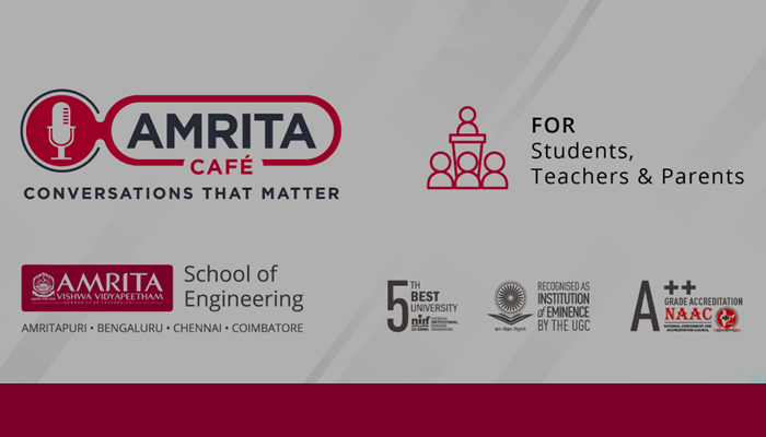 Amrita Cafe Conversations that Matter