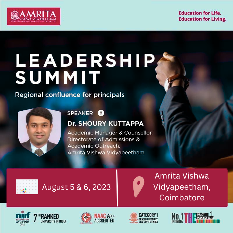 Leadership Retreat Session on August 5 - 6, 2023, Coimbatore