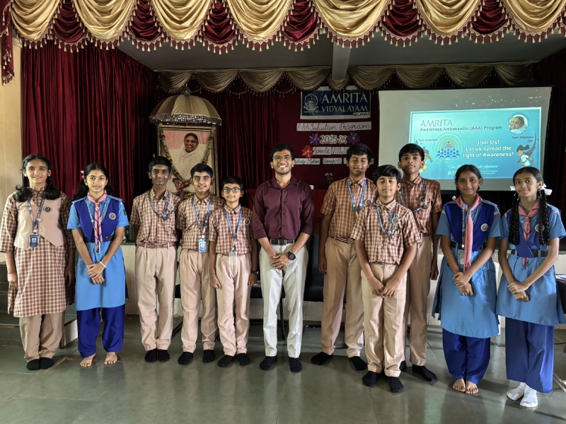 Amrita Awareness Ambassador (AAA) Program Empowering Students at the School Level
