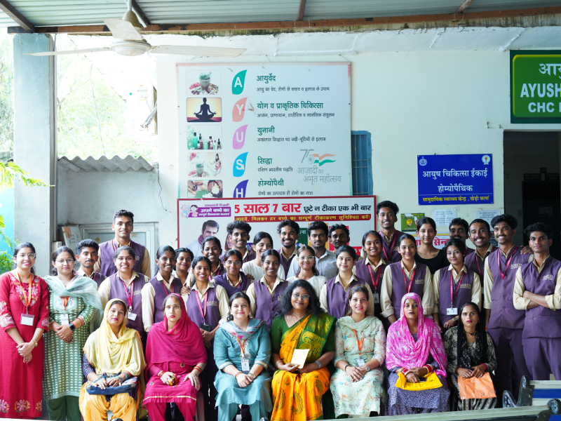 Amrita College of Nursing Hosts Breastfeeding Awareness Drive at CHC Kheri Kalan