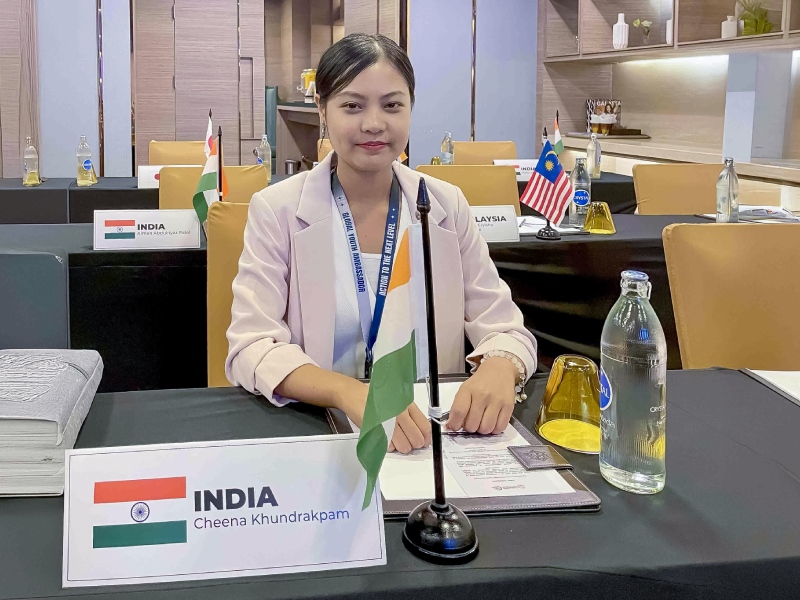 Amrita Darshanam Ph. D. Research Scholar Represents INDIA at Prestigious Global Summit