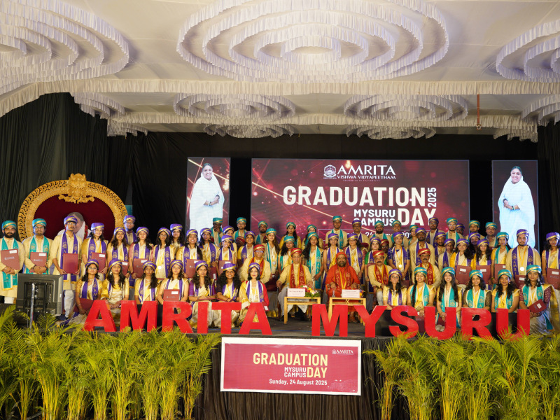 15th Graduation Day at Amrita Vishwa Vidyapeetham, Mysuru Campus
