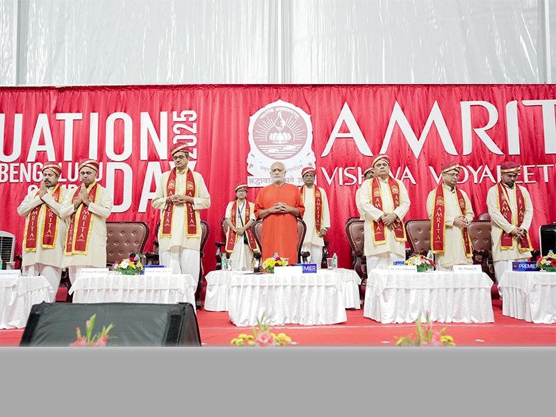 Amrita Vishwa Vidyapeetham, Bengaluru Campus Hosts Graduation Ceremony for 778 Students with 21 Gold & Silver medal winners