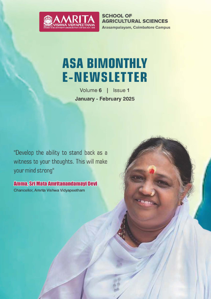 Bi-Monthly E-Newsletter – School of Agricultural Sciences (January – February 2025)
