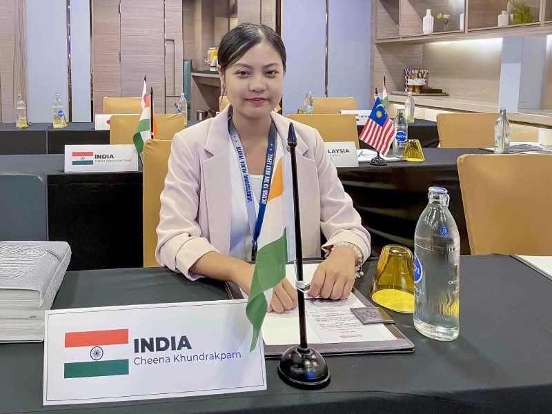 Amrita Ph.D. Student, Miss Cheena Khundrakpam, Represents India at the 6th ASIA Youth Summit in Bangkok