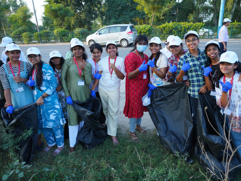 Faridabad Campus Participates in World Cleanup Day 2025 with Large-Scale Drive