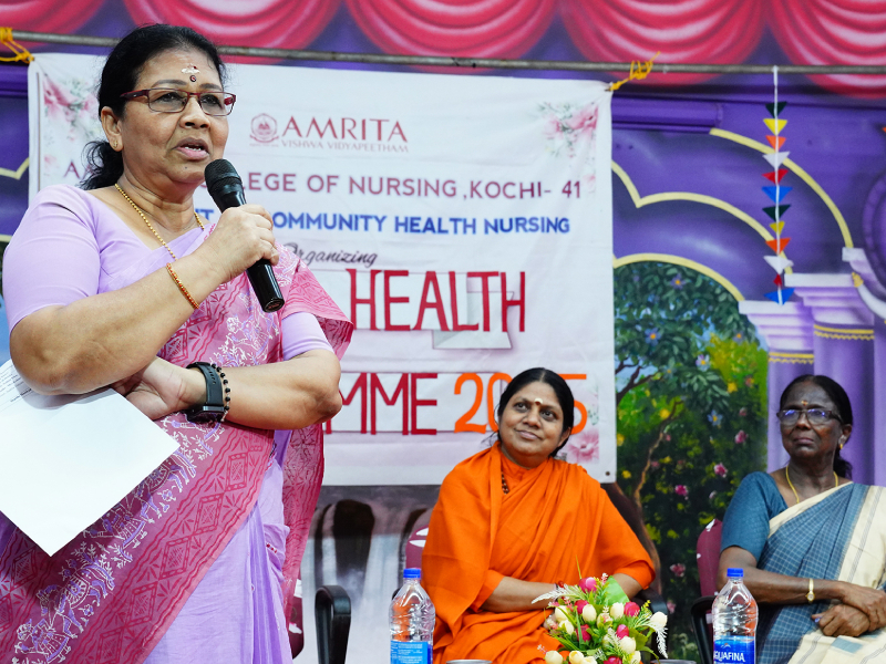 Amrita College of Nursing Organizes Health Awareness Workshop for School Students