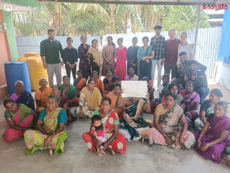 Amrita Students Join Communities Near Ram Sethu for Rural Engagement and Ocean Farming