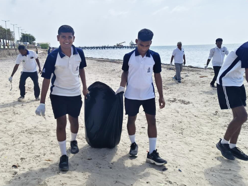 Amrita Students Drive Ocean Conservation and Community Action During Rural Camp in Rameswaram