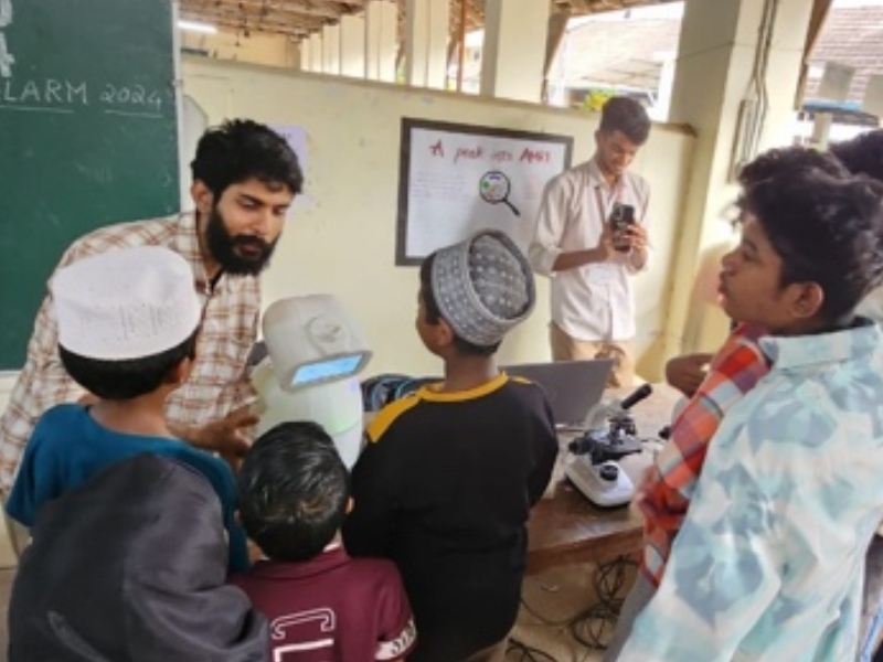 School Outreach Activities with Haksh-E as a part of ALARM 2024