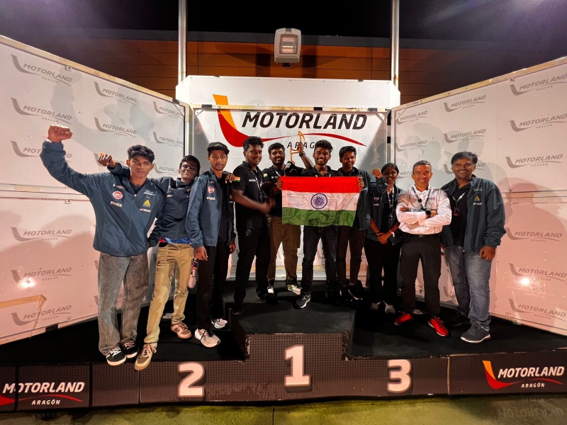 MotoAmrita Creates History : Wins Best Rookie Team Award at Motostudent International 2025, Spain