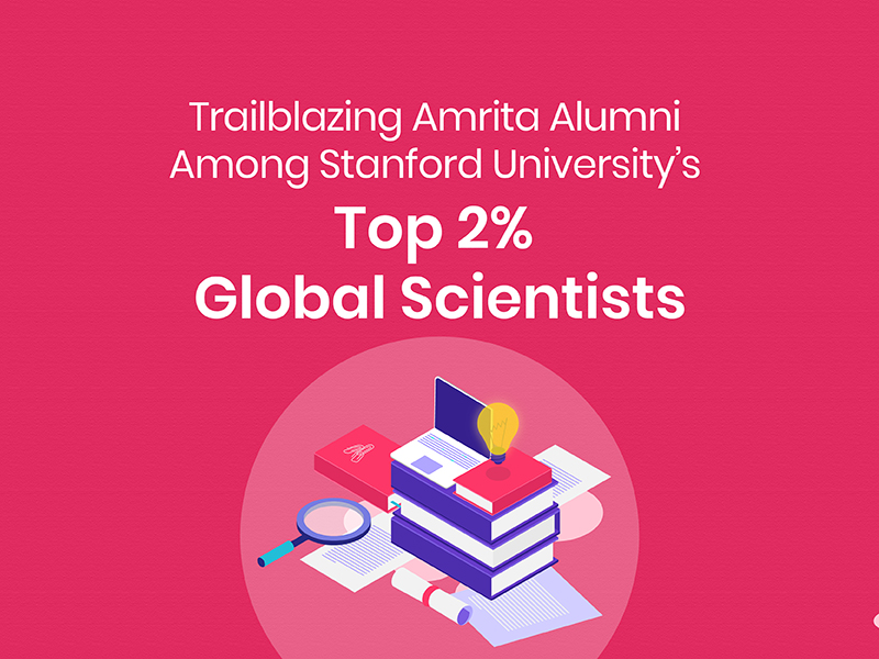 4 Trailblazing Amrita Alumni in Stanford University’s Top 2% Global Scientists’ List 