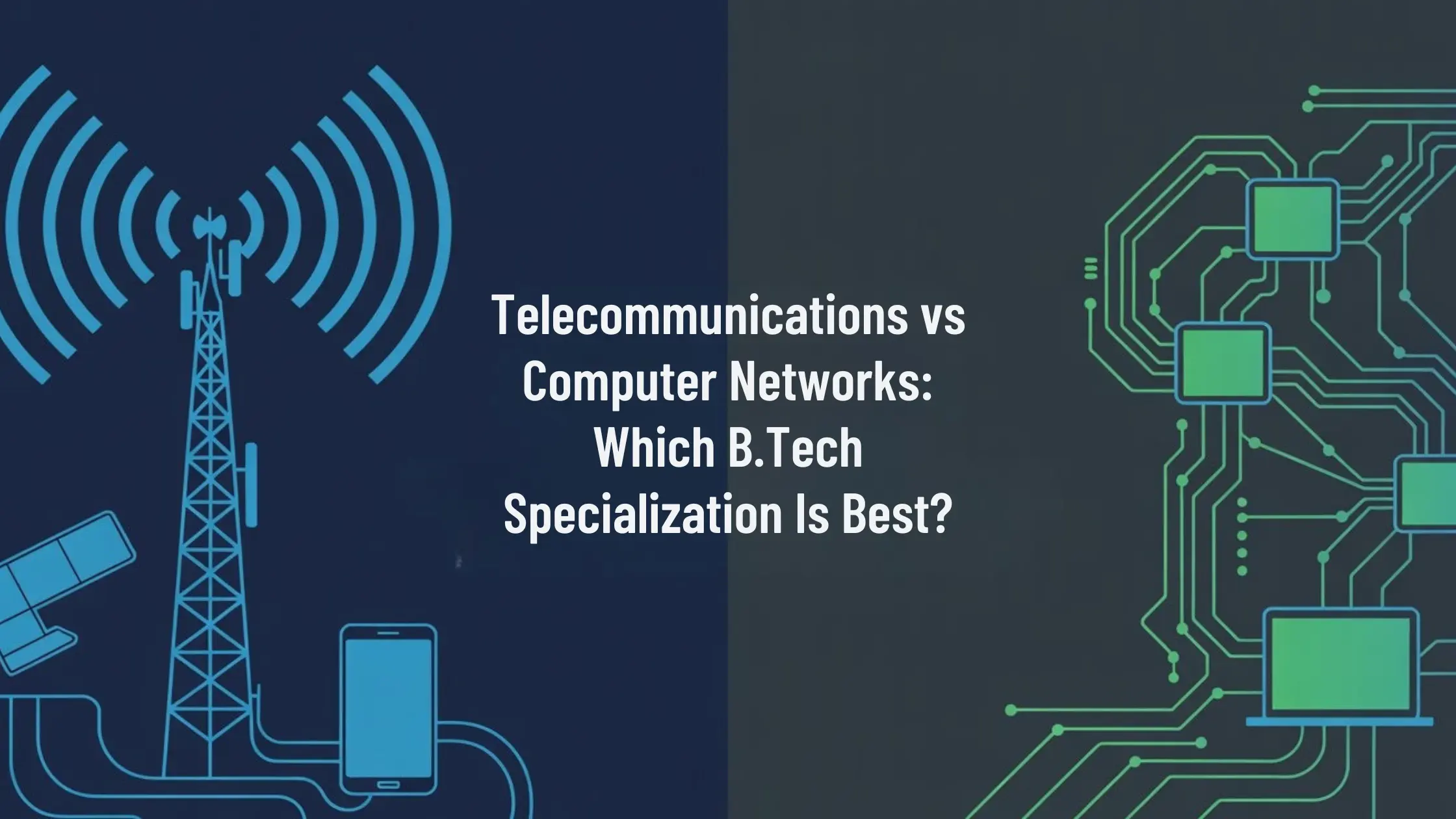 Which B.Tech Specialisation Connects You Best: Telecommunications vs. Computer Networks