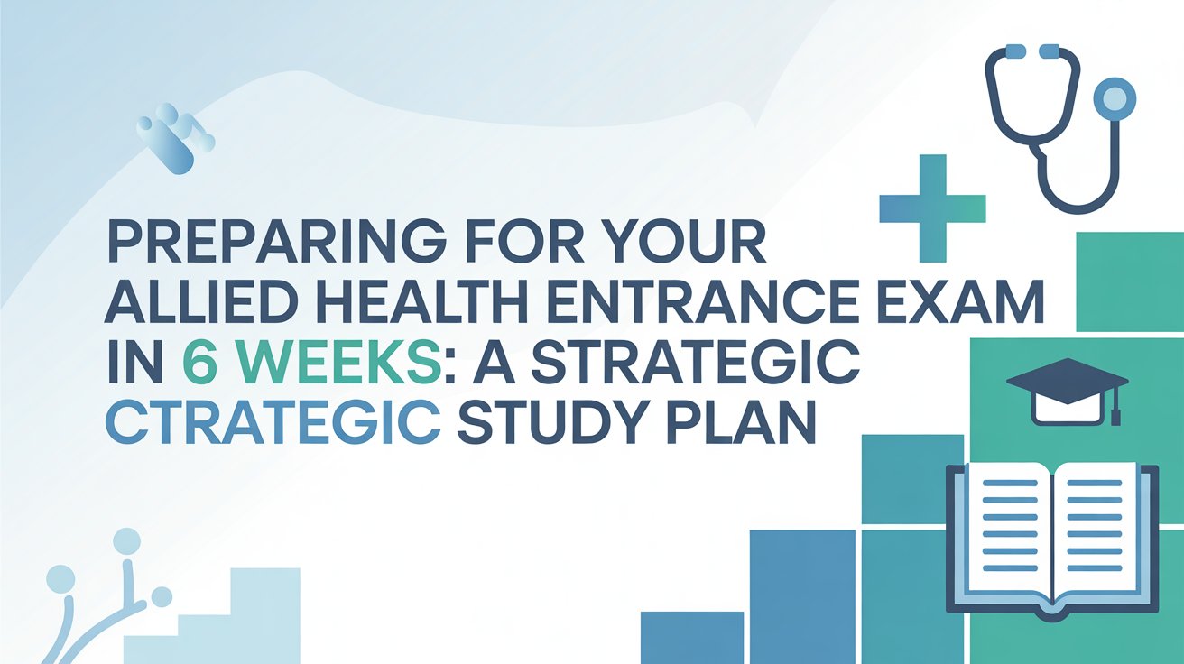 Preparing for Your Allied Health Entrance Exam in 6 Weeks: A Strategic Study Plan