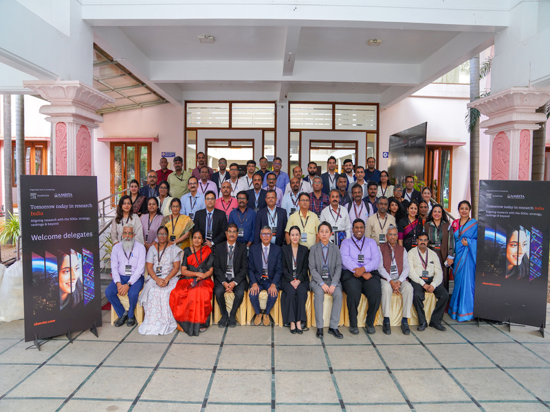 Amrita Vishwa Vidyapeetham Co-hosts the 3rd Edition of Elsevier’s National Conclave, ‘Tomorrow Today in Research India 2025’, at Coimbatore Campus