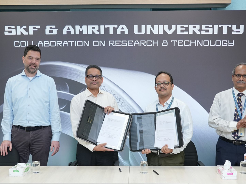 Amrita–SKF Collaboration Set to Accelerate Advanced Research in Tribology and Bearing Technologies