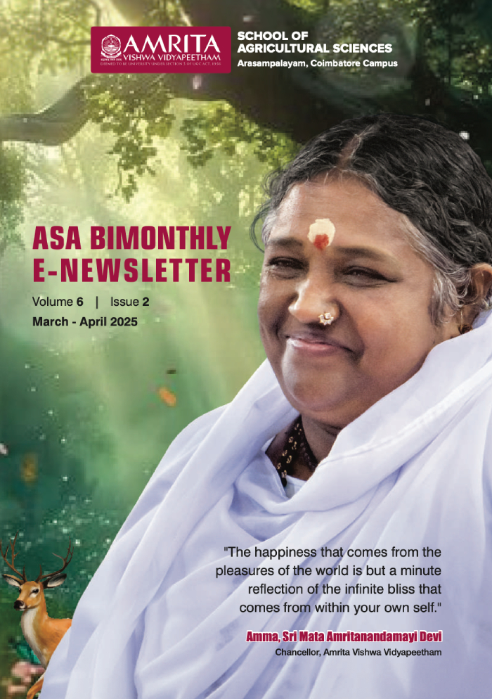 Bi-Monthly E-Newsletter – School of Agricultural Sciences (March – April 2025)