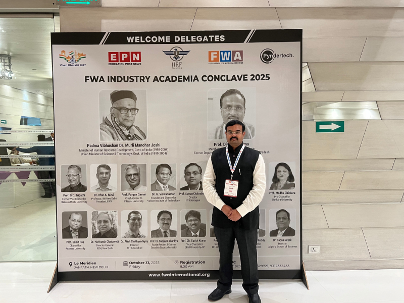 National Award for AMRITA IQAC Associate Director