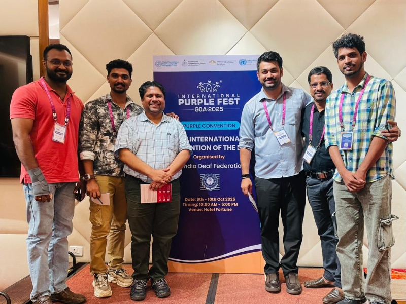 Amrita’s Innovative Assistive Technologies Presented at International Purple Fest Goa 2025