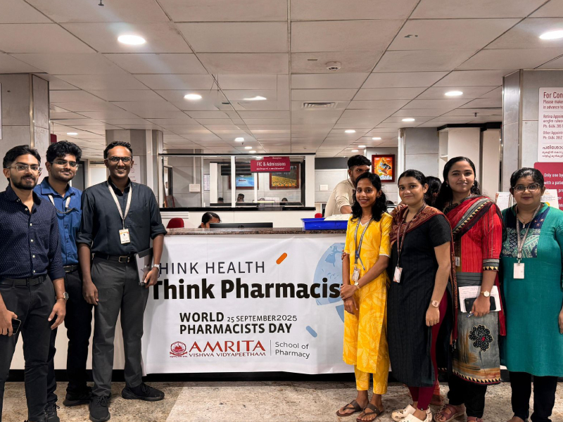 World Pharmacists Day 2025 Observed at Amrita School of Pharmacy
