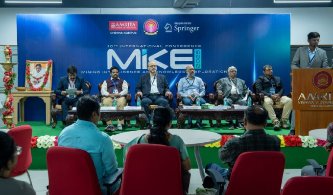 Amrita Vishwa Vidyapeetham, Chennai Campus, inaugurated the 10th International Conference on Mining Intelligence and Knowledge Exploration (MIKE 2025)