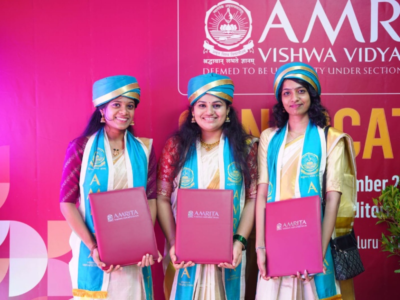 Amrita Vishwa Vidyapeetham Holds Convocation Ceremony at Kochi Campus