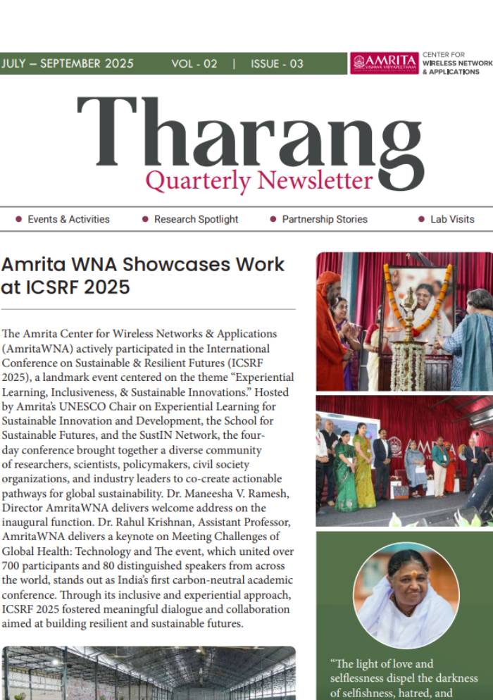Tharang: Newsletter of AmritaWNA (July – September 2025)