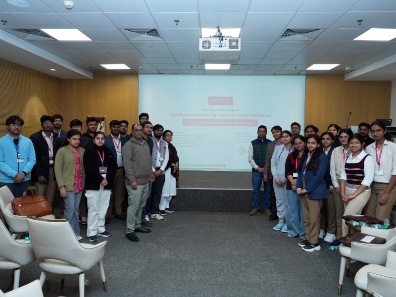 Securing the Quantum Future: Amrita’s Post-Quantum Security Workshop Builds Capacity for Next-Gen Cybersecurity