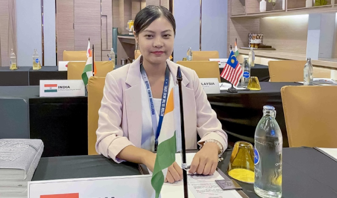 Amrita Darshanam Ph.D Research Scholar Represents INDIA at Prestigious Global Summit