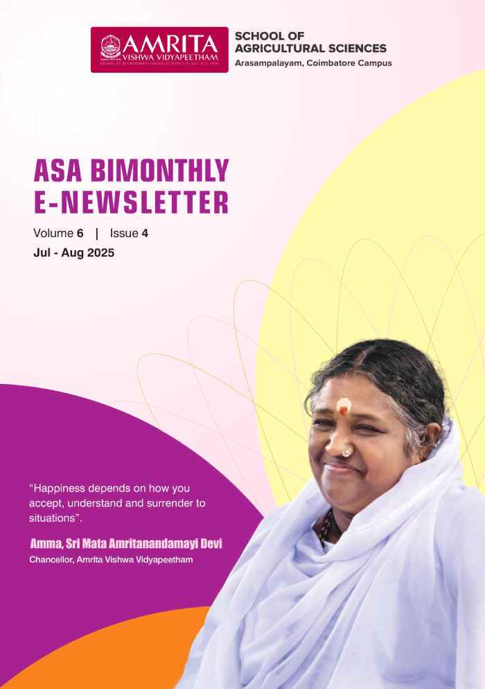 Bi-Monthly E-Newsletter – School of Agricultural Sciences (July – August 2025)