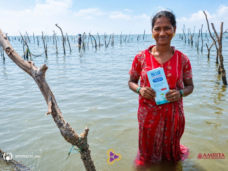Coastal Woman Seaweed Farmer Emerges as a Symbol of Sustainable Community Transformation in Tamil Nadu