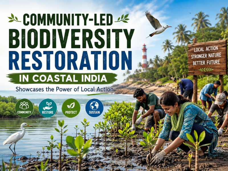 Community-Led Biodiversity Restoration in Coastal India Showcases the Power of Local Action