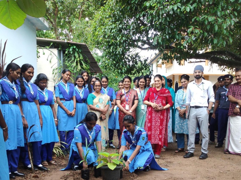 Amrita School of Ayurveda Leads Environmental Awareness Drive for School Children