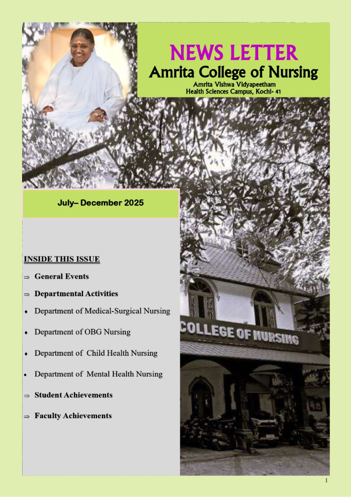Newsletter July – December 2025
