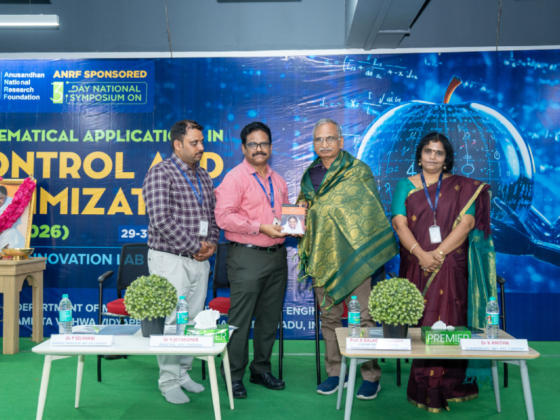 ANRF Sponsored Three-Day National Symposium on Mathematical Applications in Control and Optimization (MACO-2026)