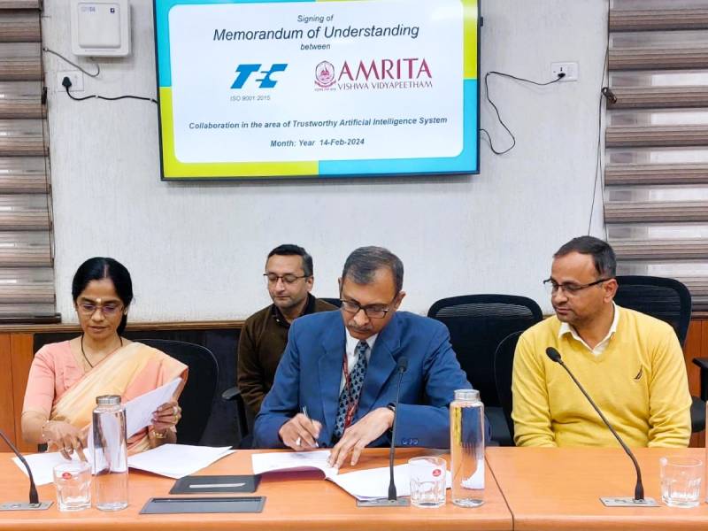 Amrita and Telecommunication Engineering Centre Join Hands to Advance Trustworthy and Responsible AI