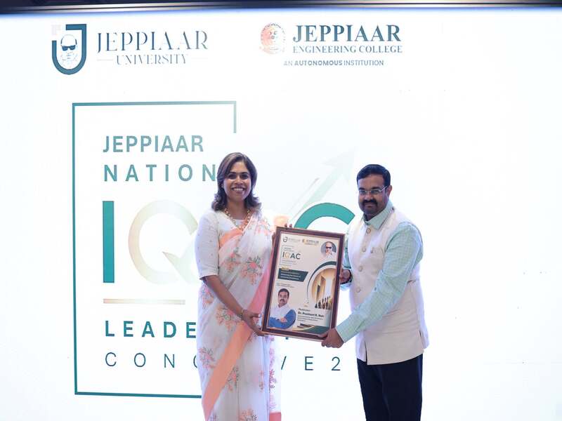 Amrita IQAC Associate Director Moderates National IQAC Leadership Conclave 2026 at Jeppiaar University, Chennai
