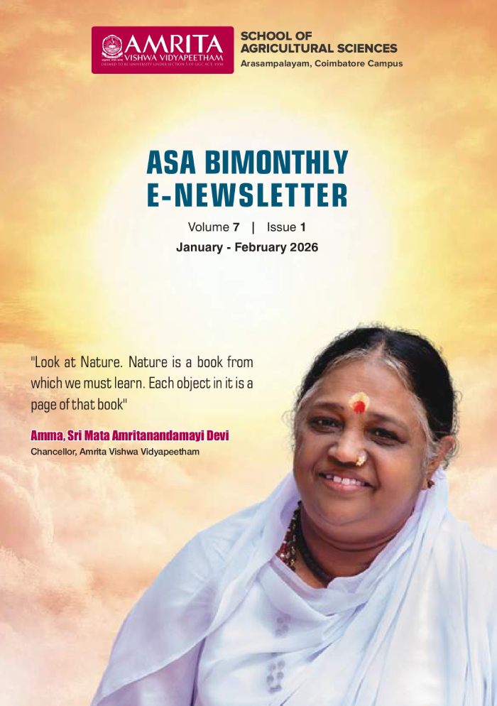 Bi-Monthly E-Newsletter – School of Agricultural Sciences (January – February 2026)