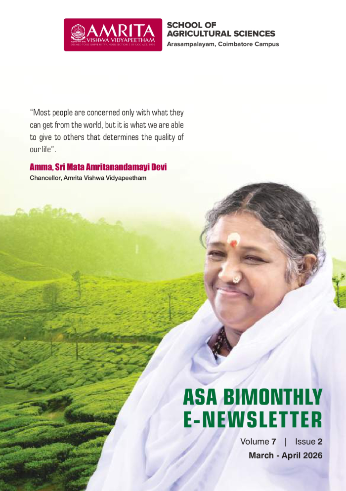 Bi-Monthly E-Newsletter – School of Agricultural Sciences (March – April 2026)