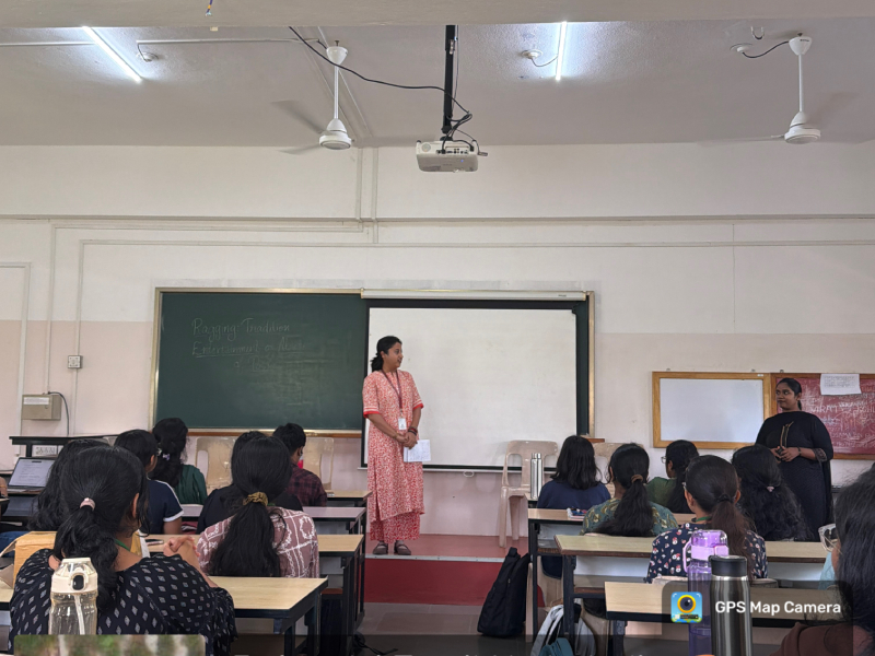 Anti-Ragging Awareness Programme 2026 Organised by ManoLayam Centre for Wellbeing