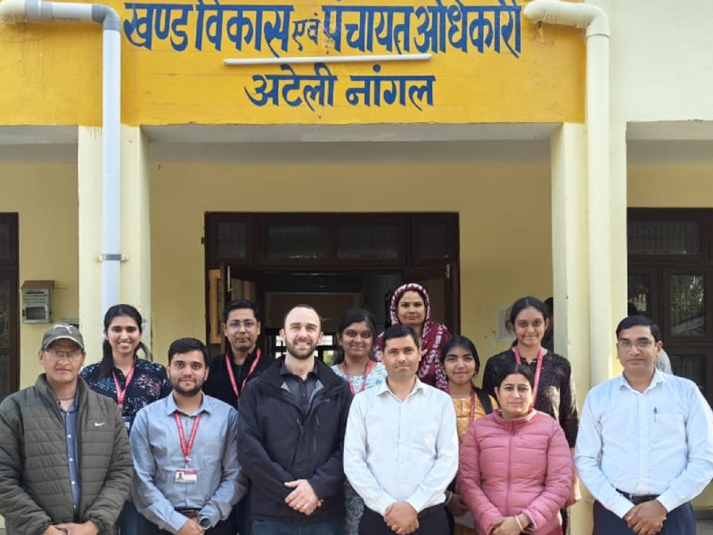 Amrita Vishwa Vidyapeetham Students Conduct Field Study in Kanti Village